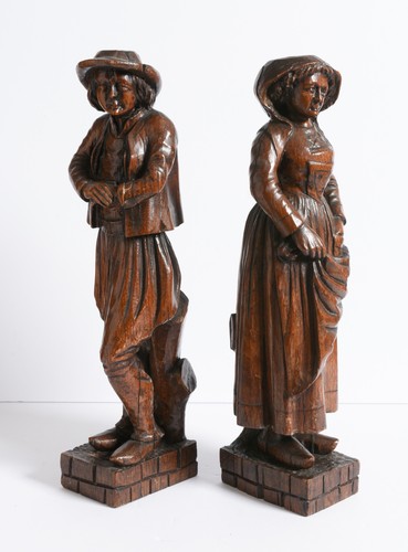 Antica coppia figurine - antica, di