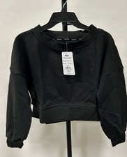 Felpa jax cropped nera - felpa, jo
