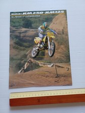 SUZUKI RM 250 - RM 125 Cross 1991 cartella stampa INGLESE originale no depliant