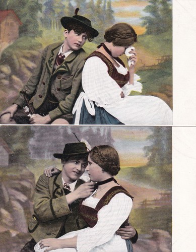Cartoline bolzano coppia - 2, ,coppia