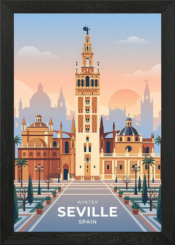 Inverno siviglia spagna - siviglia, poster