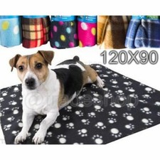 plaid coperta in pile per cane gatto cucciolo copridivano sedile auto 90x120 cm