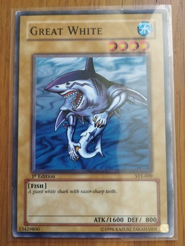 Carta great white - yu-gi-oh!,