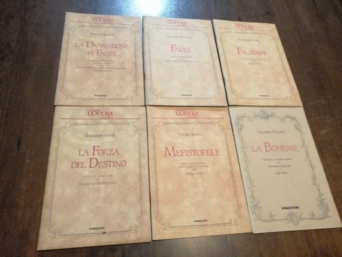 Libro stock libretti opera - libretti,