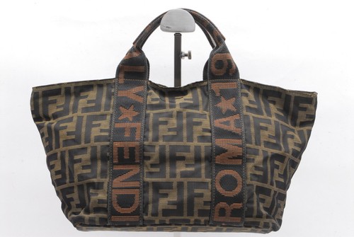 Borsa tote fendi zucca nylon - borsa,
