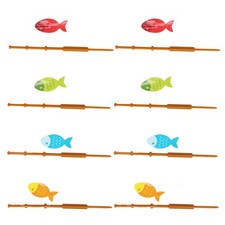  8 Pcs Cake Topper Compleanno