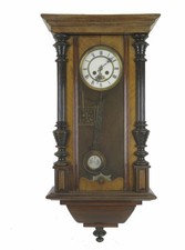 OROLOGIO A PENDOLO DA MURO PARETE ANTICO IN LEGNO LN