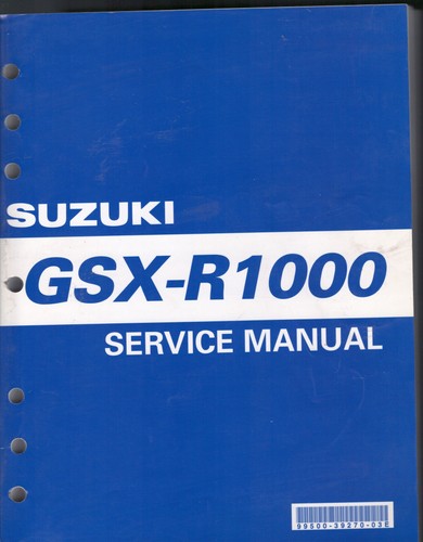 Suzuki gsx r1000 manuale - manuale, di