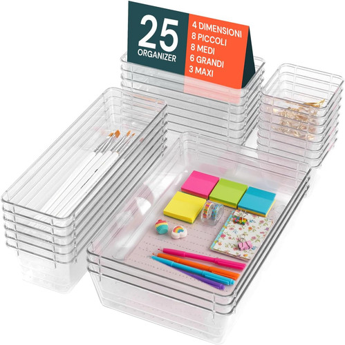 Set organizer cassetti - 25,