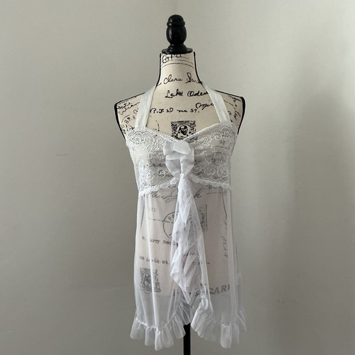 Avidlove supporto pizzo bianco