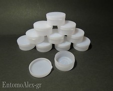 contenitori barattoli plastica vasetti 10g x10 tappo pressione creme cosmetica