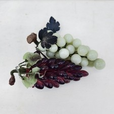 2 grappolI d'uva In Alabastro E Vetro 