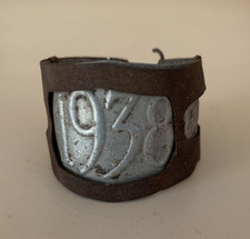 BOLLO ORIGINALE BICI D'EPOCA-CON PORTABOLLO-1938