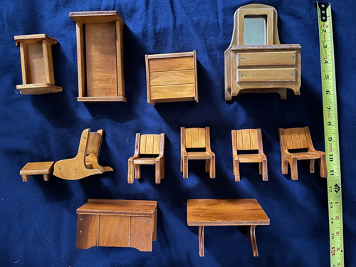 Set mobili legno vintage - mobili,