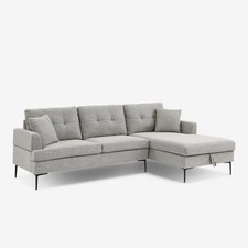 Divano angolare con penisola