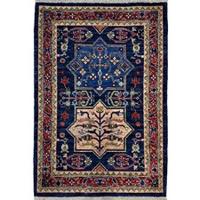 Tappeto fatto a mano (2'9" x