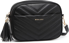 Borsa Tracolla Donna Piccola, Borsetta Morbida Pelle PU Con Modello Alla Moda a 