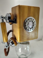 TELEFONO DA PARETE IN LEGNO