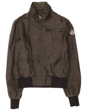 NORTH SAILS Giacca Bomber Uomo UK 36 Small Khaki Nylon AQ15