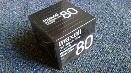 Minidisc maxell black - black, md