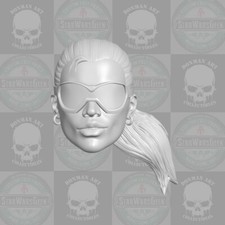 Testa personalizzata Mistress Armada v2 per figure GI Joe 1:18 1:12 1:10 1:6