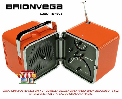 Brionvega radio cubo 502 - brionvega,