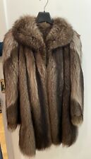 Pelliccia di marmotta argentata - toni del marrone