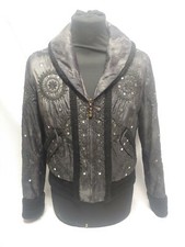CLASS ROBERTO CAVALLI BOMBER GIACCA GIUBBOTTO PIUMINO TOP 46
