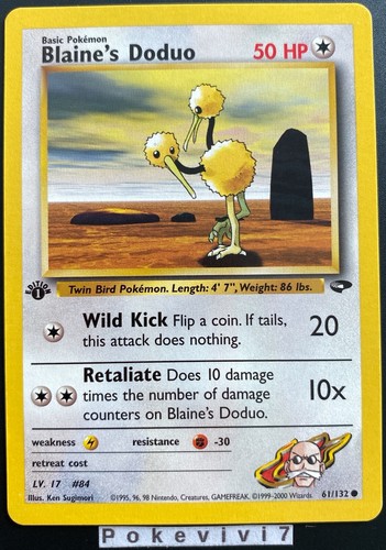 Carte pokemon blaine - pokemon, blaine's