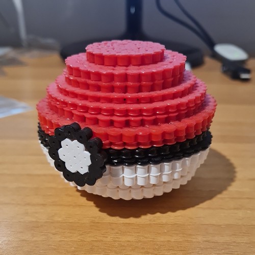 Pokemon pokeball pyssla hama - pyssla,