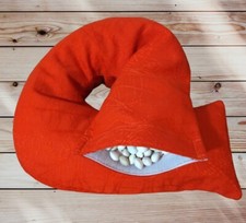 Cuscino cervicale con noccioli di ciliegia - 900 grammi - collarino lavabile