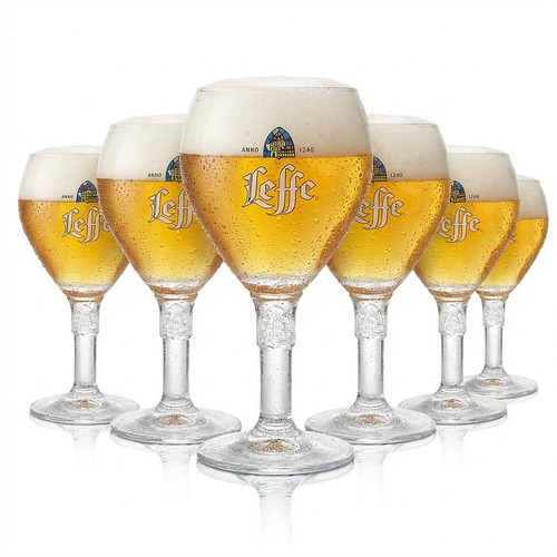 Leffe bierglas 33l - 6x, –