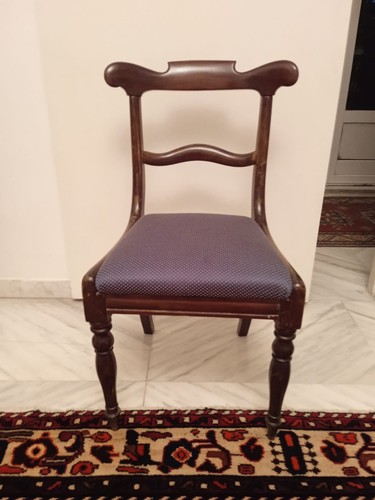 Sedie antiche mogano fine - mogano,
