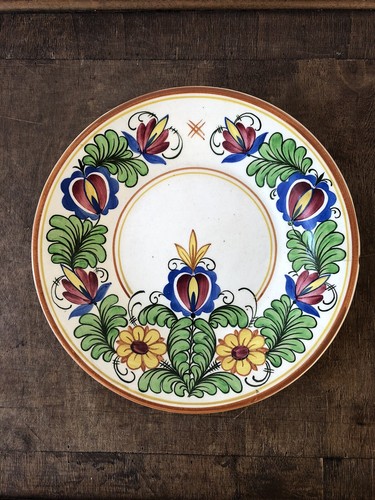 Piatto ceramica decorata - decorata, a