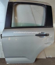 Porta posteriore sx Citroen C3 2a serie A51 2011 grigio chiaro NUDA (presenza gr