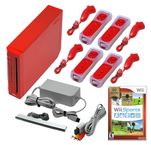 Autentica console wii rossa - wii, +