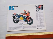 Honda NS 400 R 1985 depliant originale italiano