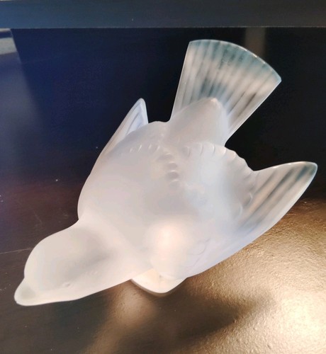 Lalique crystal sparrow - lalique, finch