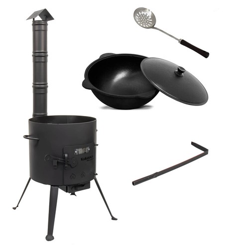 Stufa legna utschak con tubo - stufa,