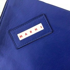 Borsa pochette pochette blu Marni