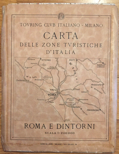 Carta zone turistiche italia - carta, d'italia