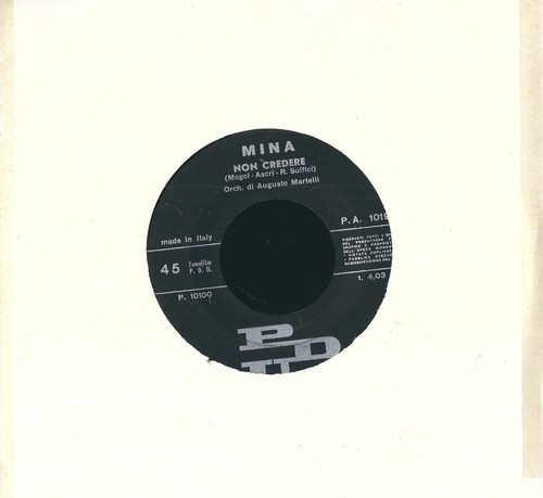 Disco giri - disco, 45