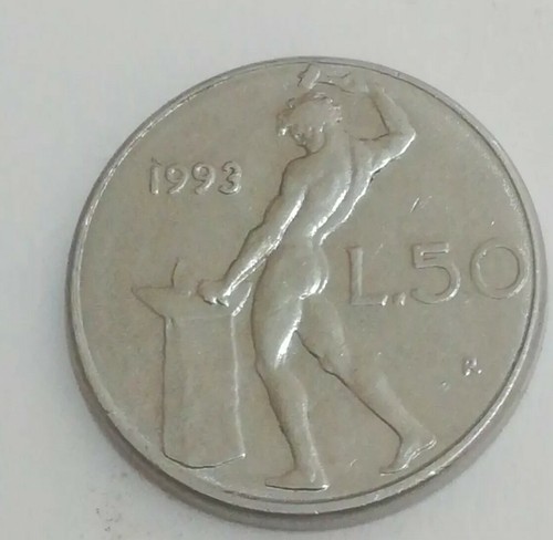 Moneta lire 1993 - moneta, 50
