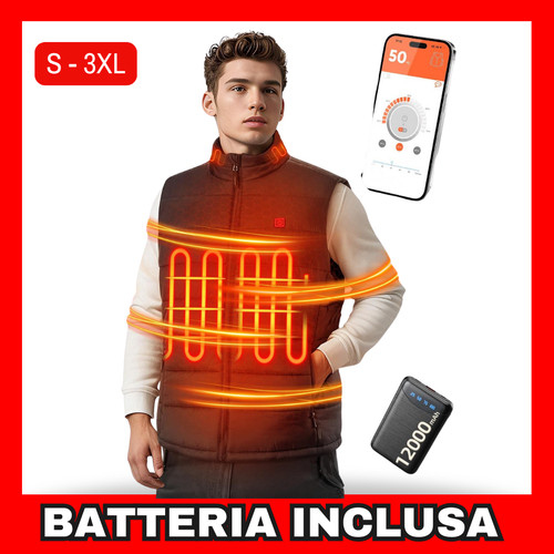 Gilet riscaldato riscaldante