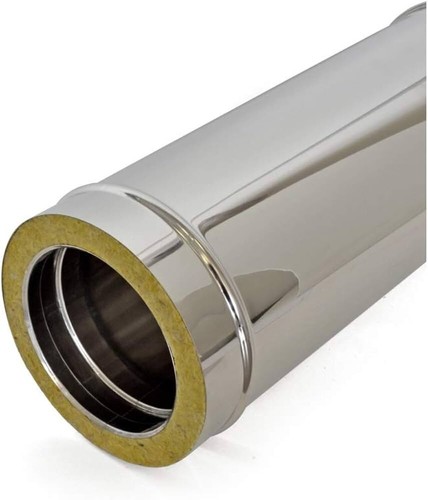 Tubo acciaio inox doppiaparete - acciaio,