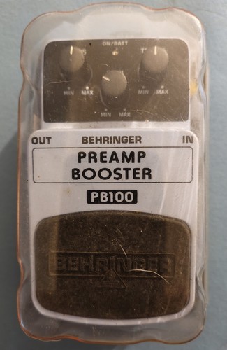 Behringer preamp booster pb100 - booster,