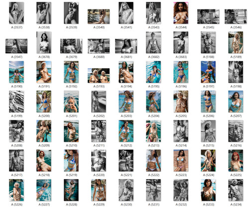 Lotto 100x fotografia nudo - lotto,