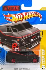 1/64 A Team Van Nero Rosso Hot