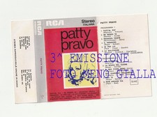 PATTY PRAVO- RARA MUSICASSETTA 1971 3^ stampa foto  con giallo piu'  chiaro