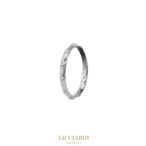 Anello unisex rosario oro